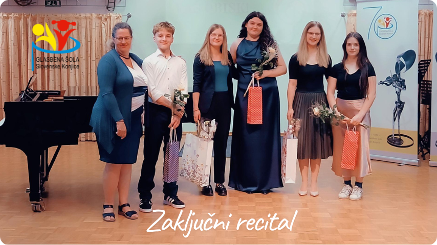 Zaključni recital Ane Đoković, Ajde Lešnik in Jurija Trtnika